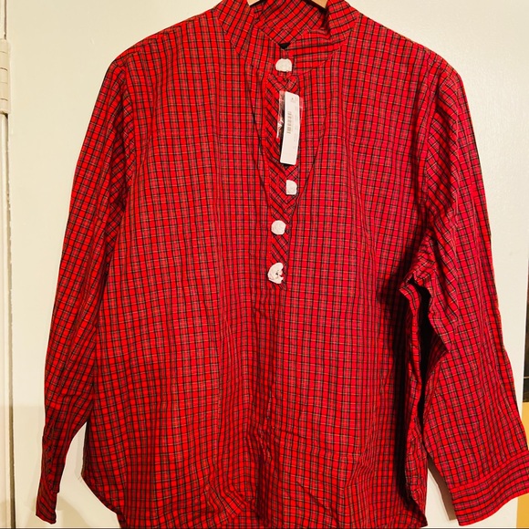 J. Crew Tops - NWT J.Crew Plaid Blouse Size 18
